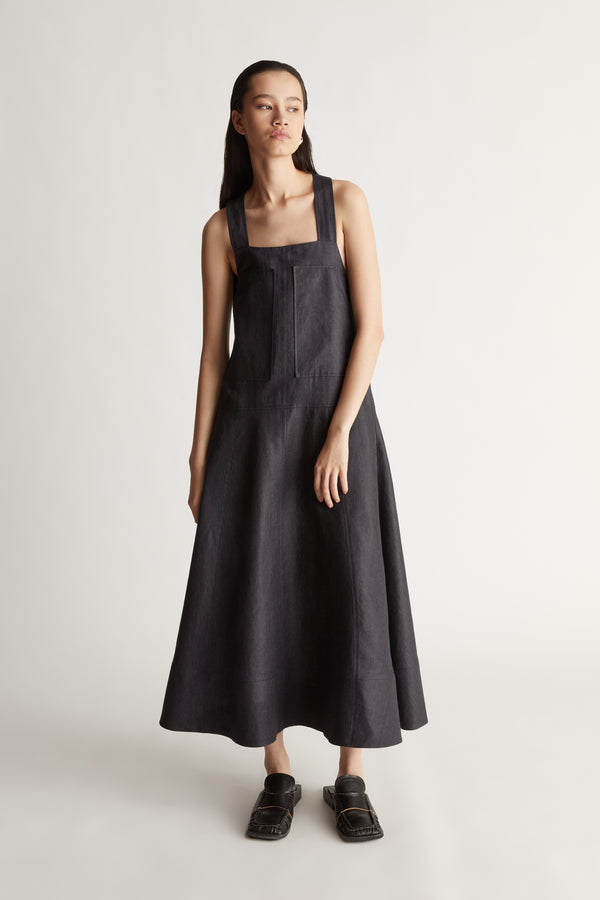 lee mathews Andre Apron Dress