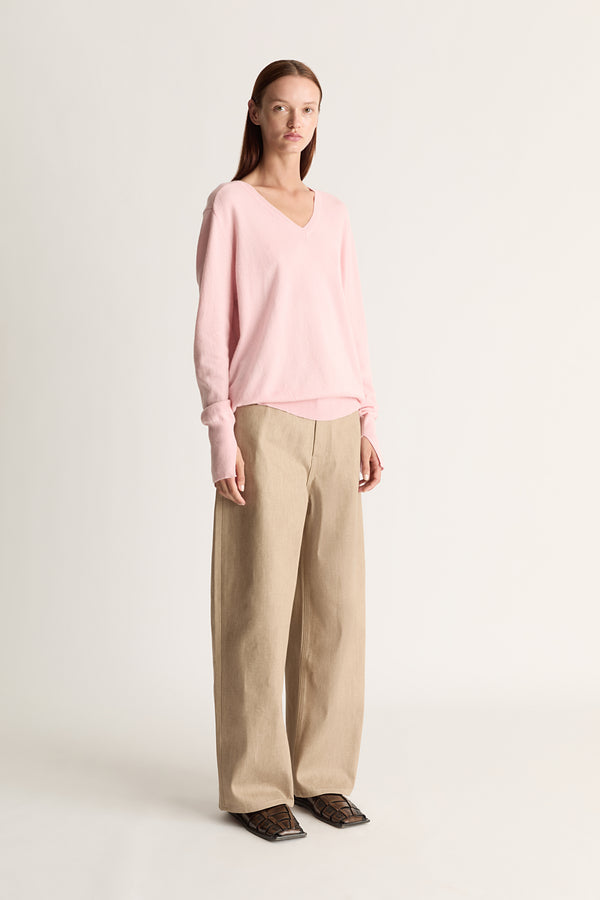 lee mathews Cashmere V Neck Sweater