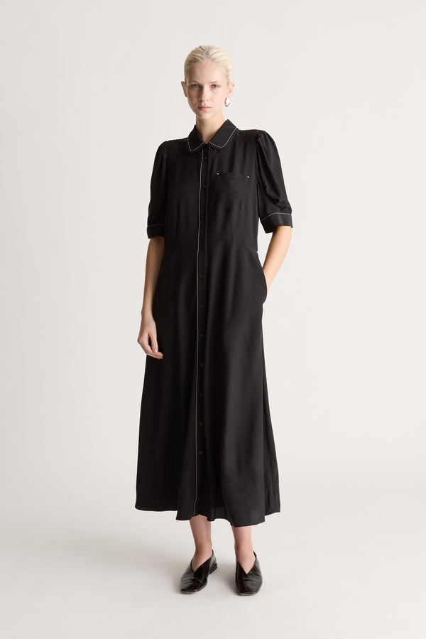 Lee Mathews Cassini Short Sleeve Dress