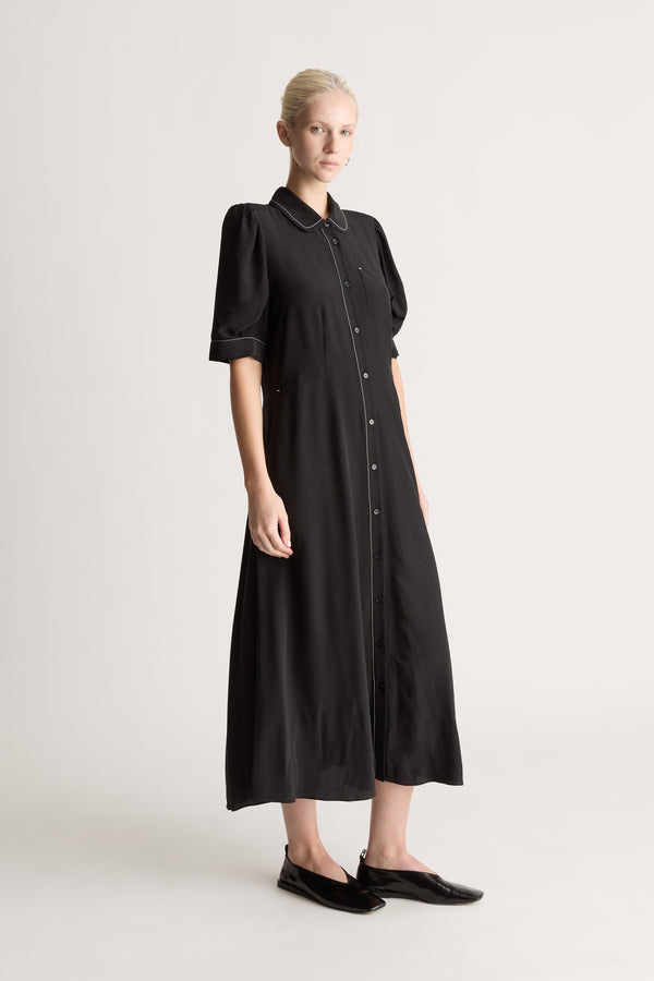 Lee Mathews Cassini Short Sleeve Dress