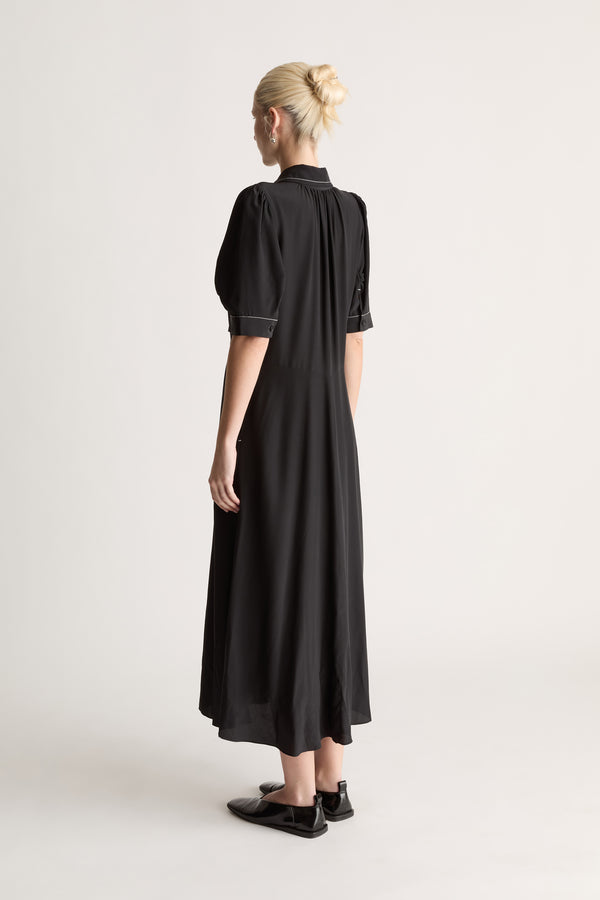 Lee Mathews Cassini Short Sleeve Dress