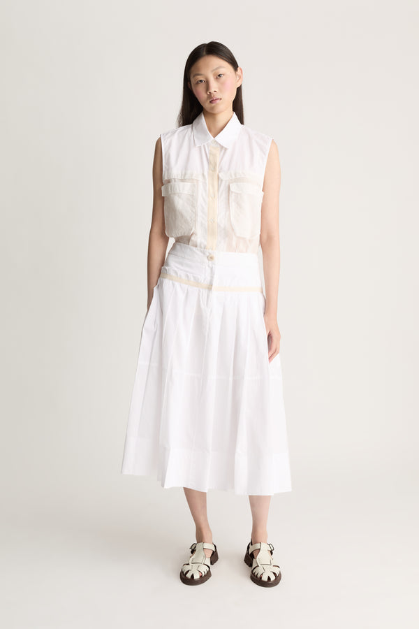 lee mathews Charlotte Pleat Skirt