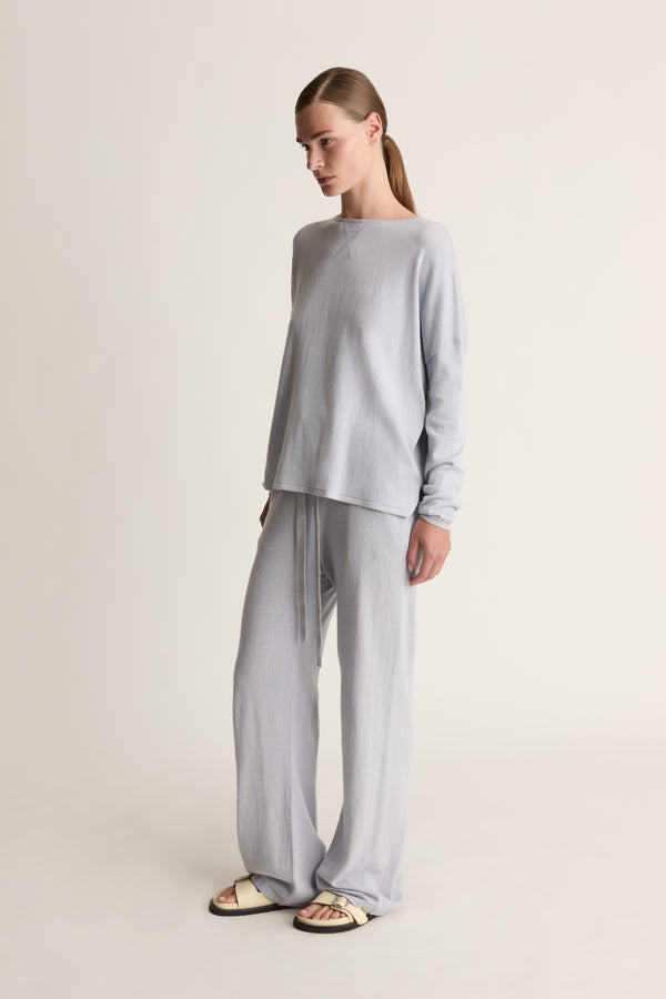 Lee Mathews Cotton Cashmere LS Boxy Knit