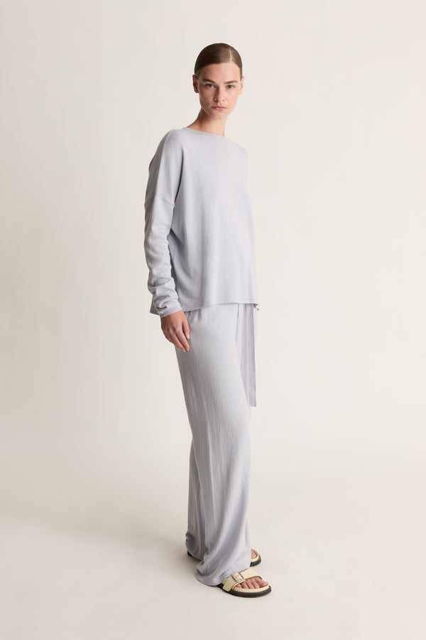 lee mathews Cotton Cashmere LS Boxy Knit