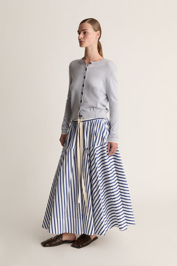 Lee Mathews Cotton Cashmere LS Cardigan