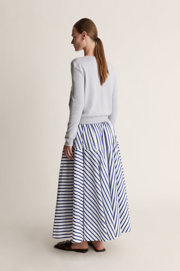 Lee Mathews Cotton Cashmere LS Cardigan