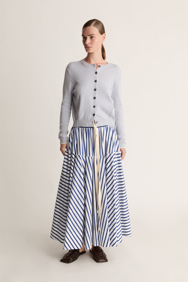 lee mathews Cotton Cashmere LS Cardigan