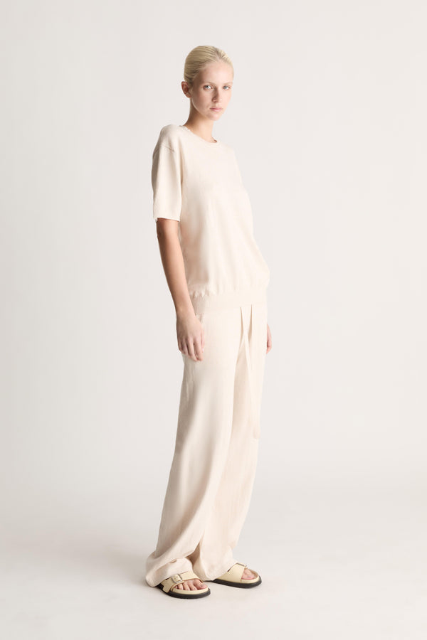 lee mathews Cotton Cashmere Tee