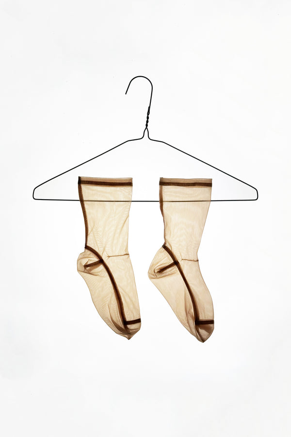 Lee Mathews Darner Solid Mesh Socks