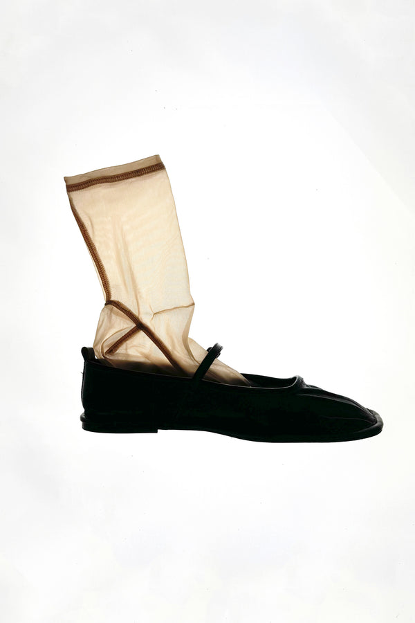 Lee Mathews Darner Solid Mesh Socks