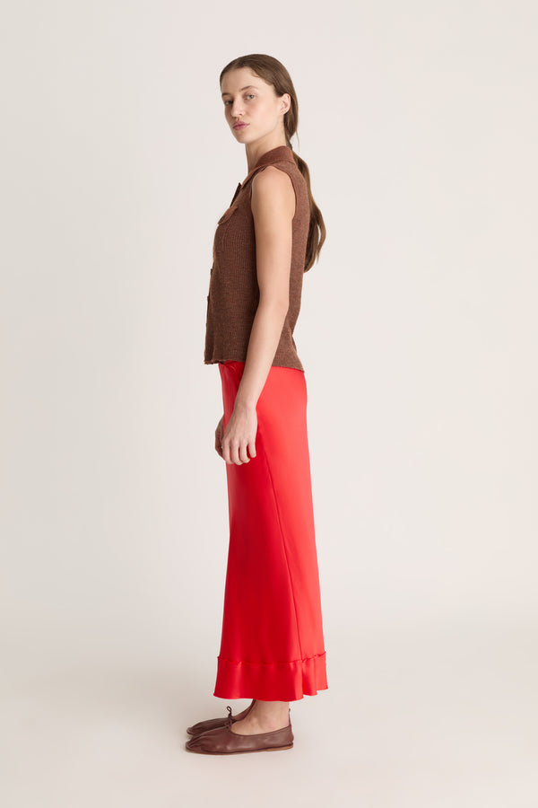 Lee Mathews Eve Sleeveless Cardigan