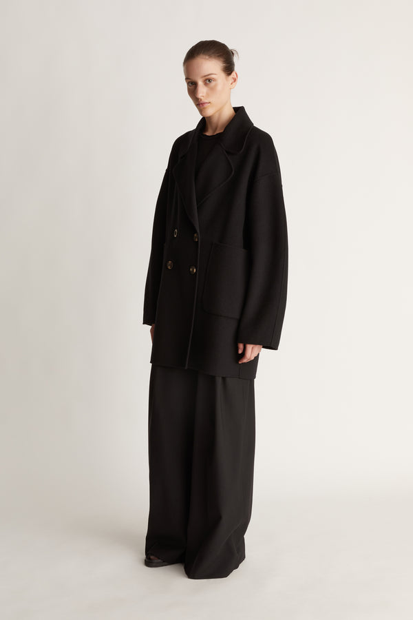 Lee Mathews Florentine Cashmere Pea Coat