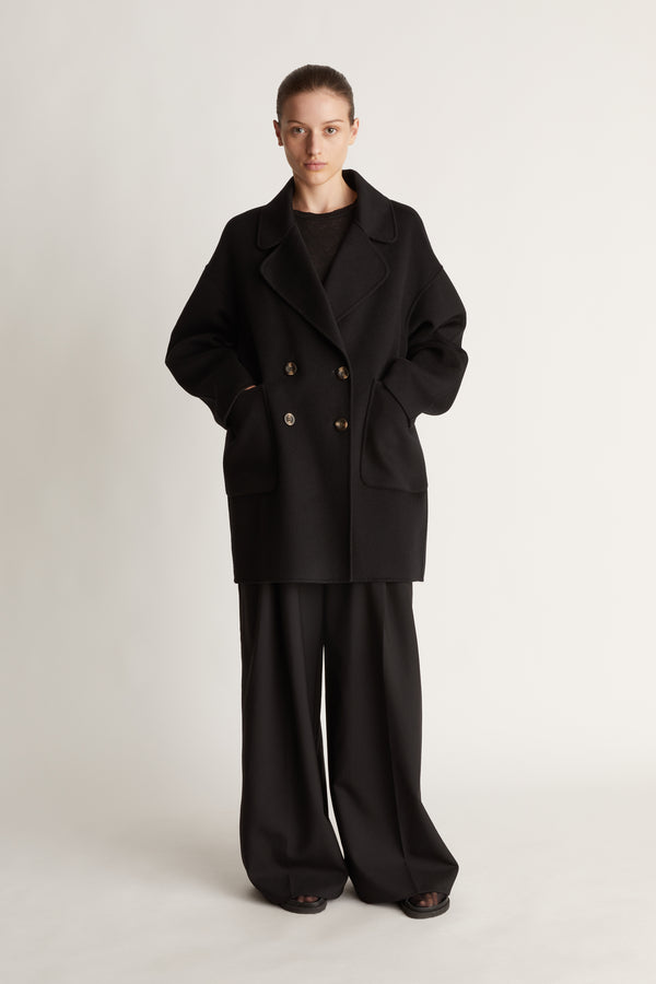 Lee Mathews Florentine Cashmere Pea Coat