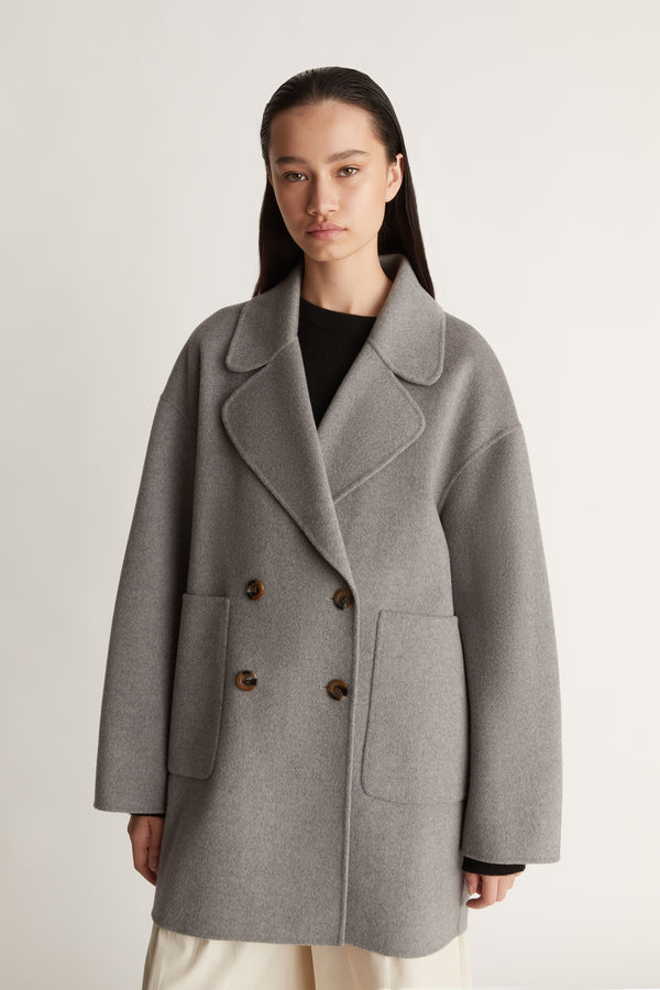Lee Mathews Florentine Cashmere Pea Coat