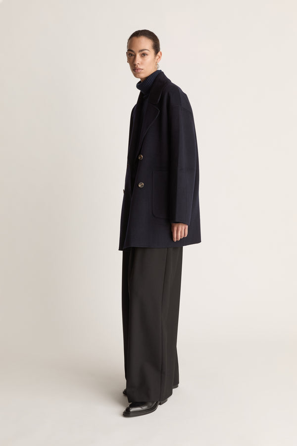 Lee Mathews Florentine Cashmere Pea Coat