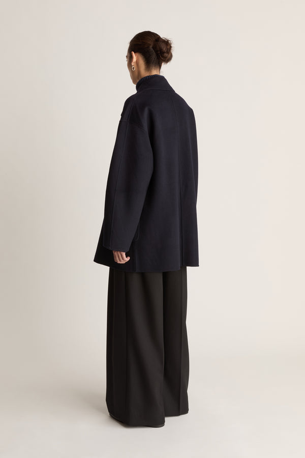 Lee Mathews Florentine Cashmere Pea Coat