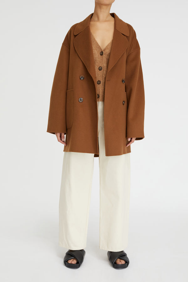 Lee Mathews Florentine Cashmere Pea Coat