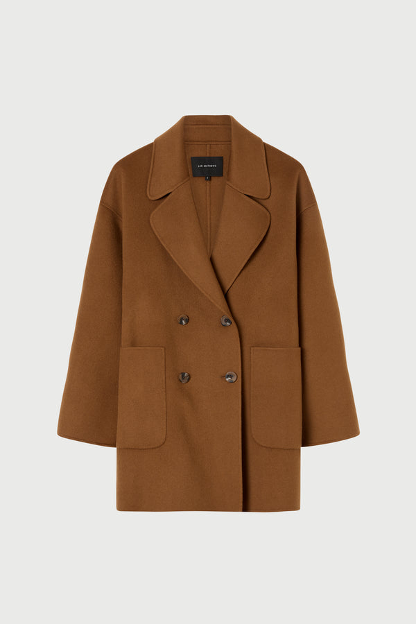 lee mathews Florentine Cashmere Pea Coat