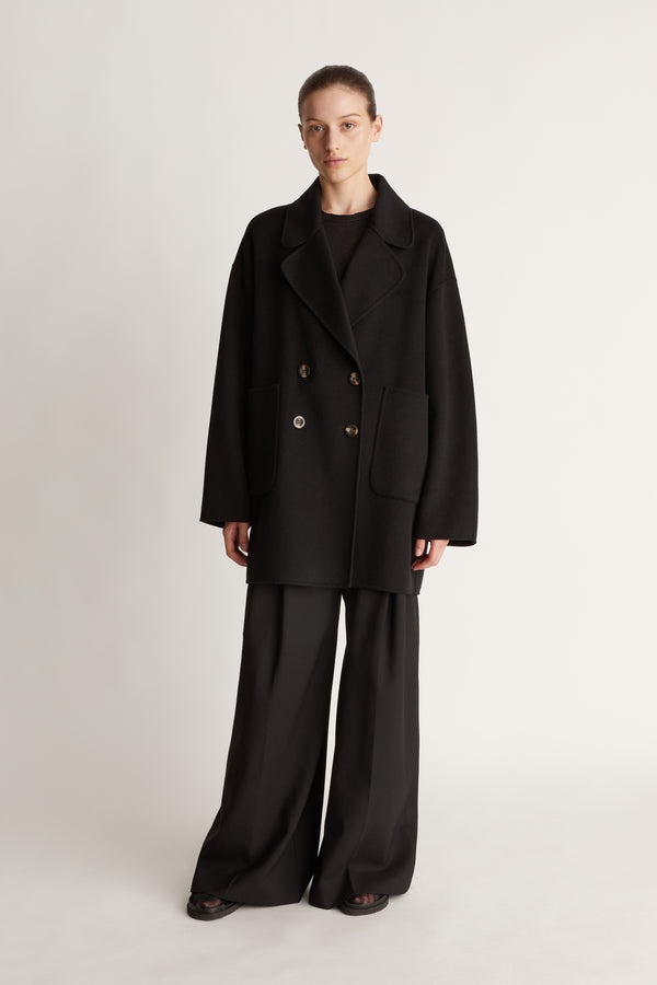 lee mathews Florentine Cashmere Pea Coat