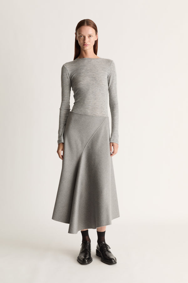 Lee Mathews Florentine Cashmere Skirt