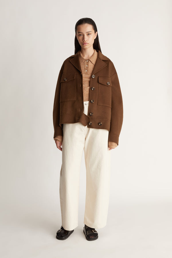 Lee Mathews Florentine Cashmere Worker Jacket