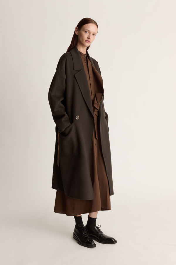 lee mathews Florentine Cocoon Coat