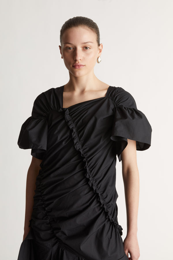 Lee Mathews Frida Ruched Dress