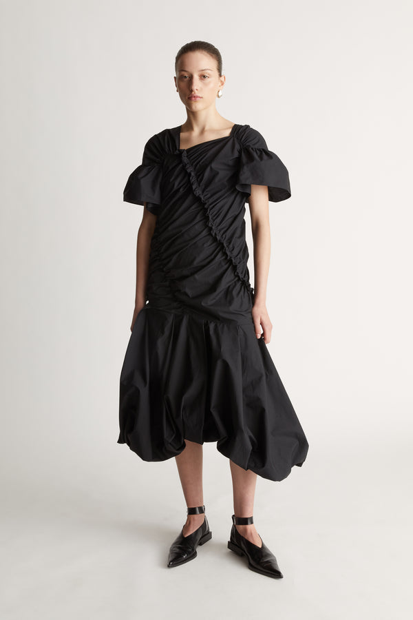 lee mathews Frida Ruched Dress