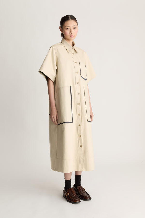 lee mathews Henry Shirt Dress