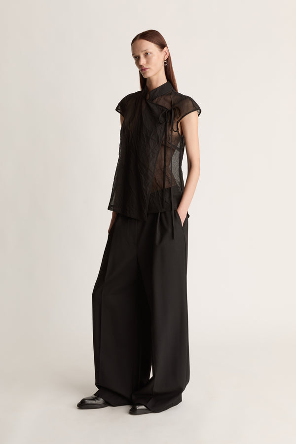 Lee Mathews Iris Wrap Top