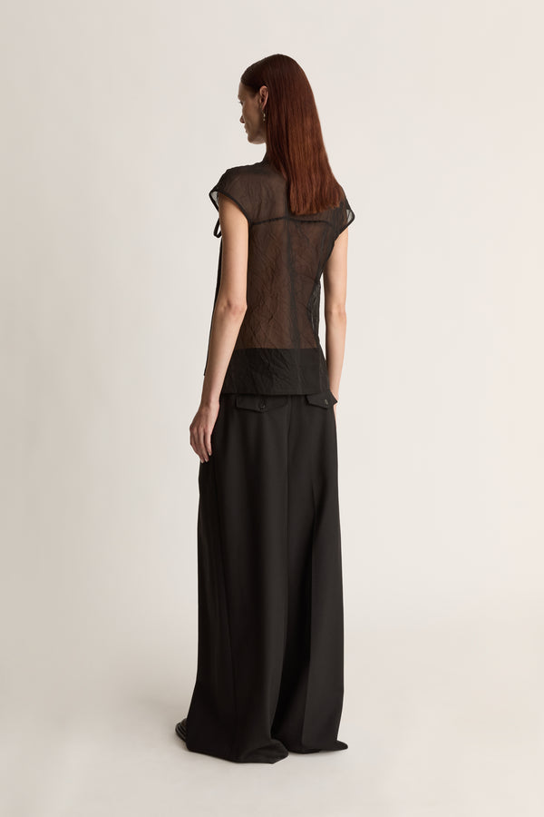 Lee Mathews Iris Wrap Top