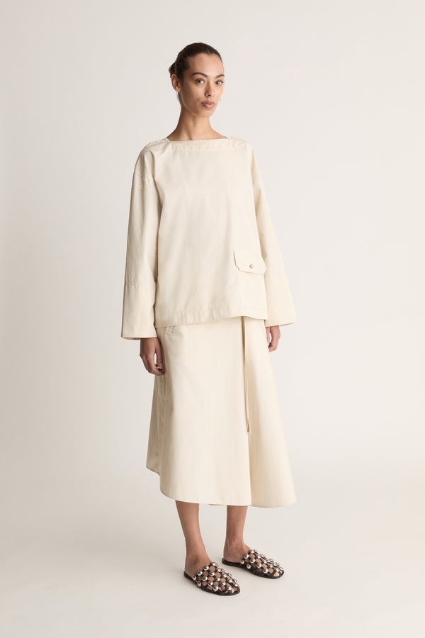 lee mathews Jack Boat Neck Top