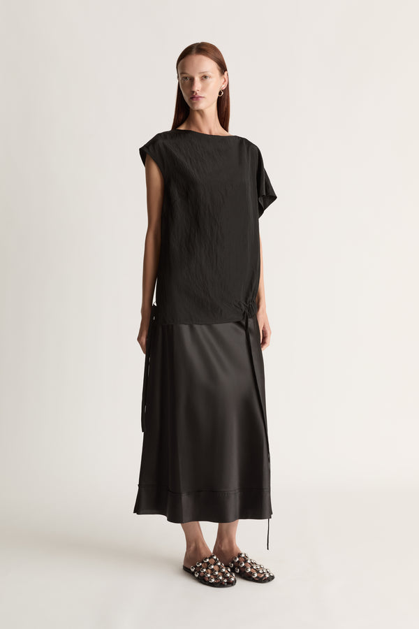 lee mathews Kiki Asymmetrical Blouse