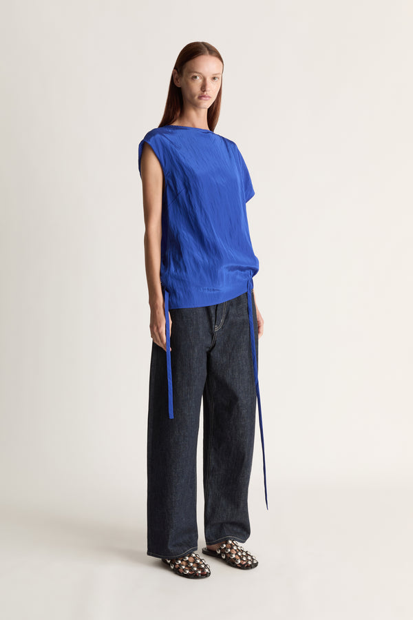 lee mathews Kiki Asymmetrical Blouse