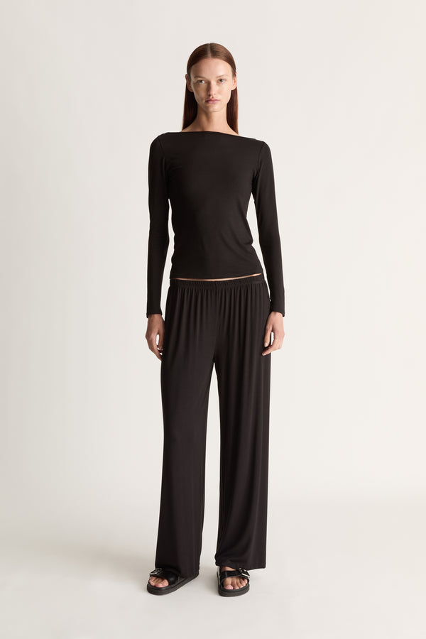 Lee Mathews Kye Intimates Bateau Long Sleeve