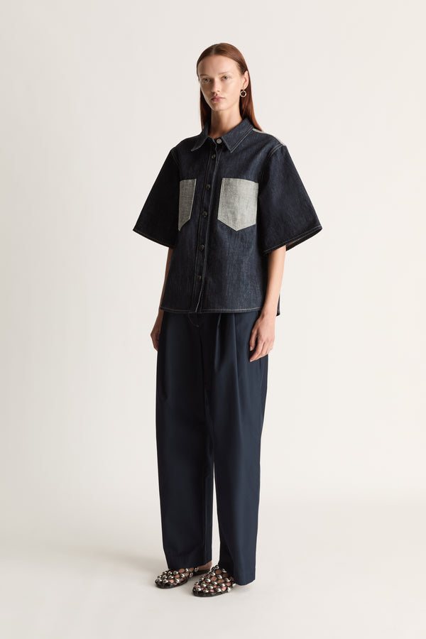 Lee Mathews Leo Denim Shirt