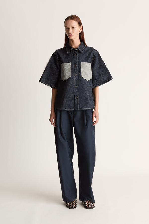 Lee Mathews Leo Denim Shirt