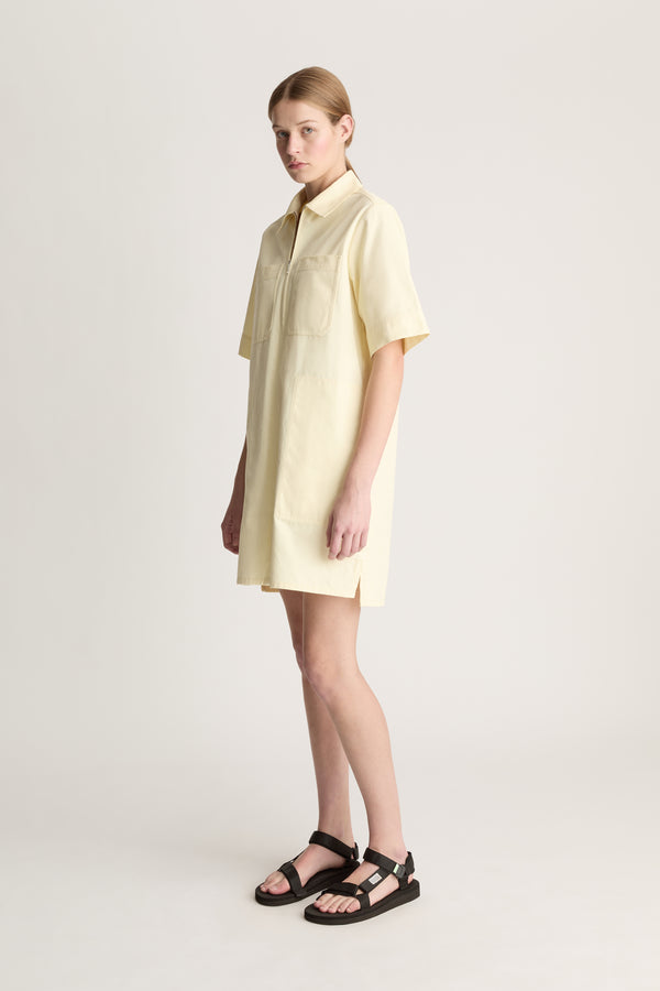 lee Mathews LM Drill Mini Dress