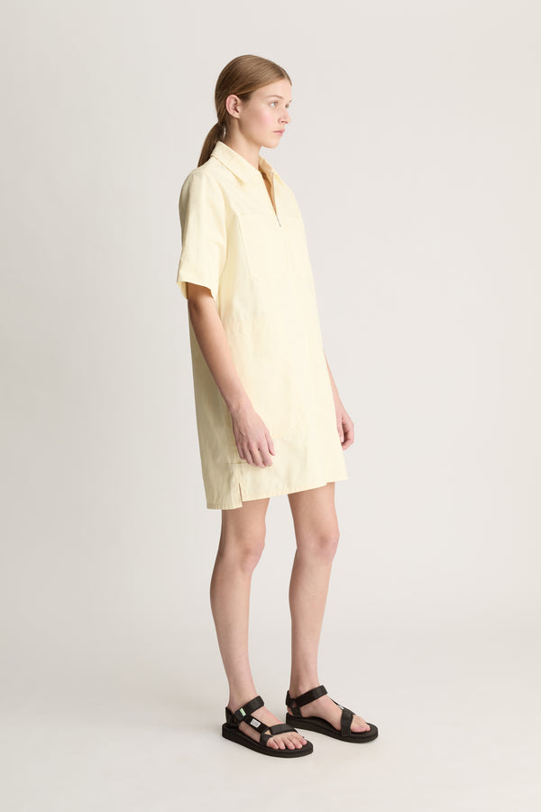 lee Mathews LM Drill Mini Dress