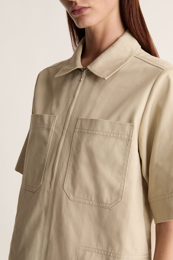 Lee Mathews LM Drill Mini Dress