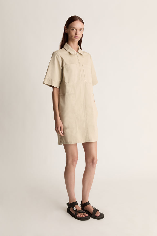 lee mathews LM Drill Mini Dress