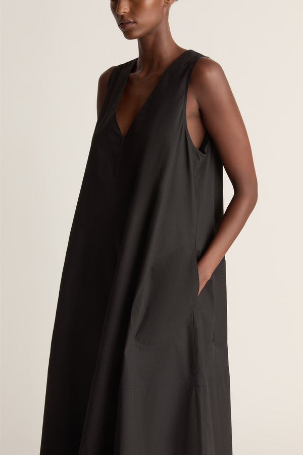 Lee Mathews LM Poplin Apron Dress