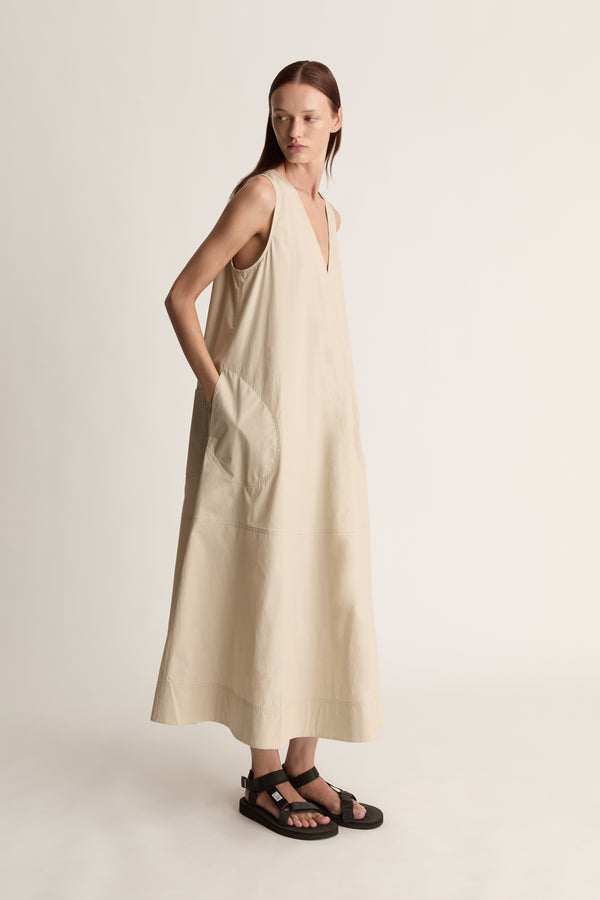 Lee Mathews LM Poplin Apron Dress