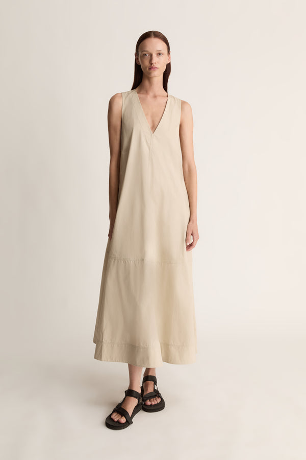 Lee Mathews LM Poplin Apron Dress