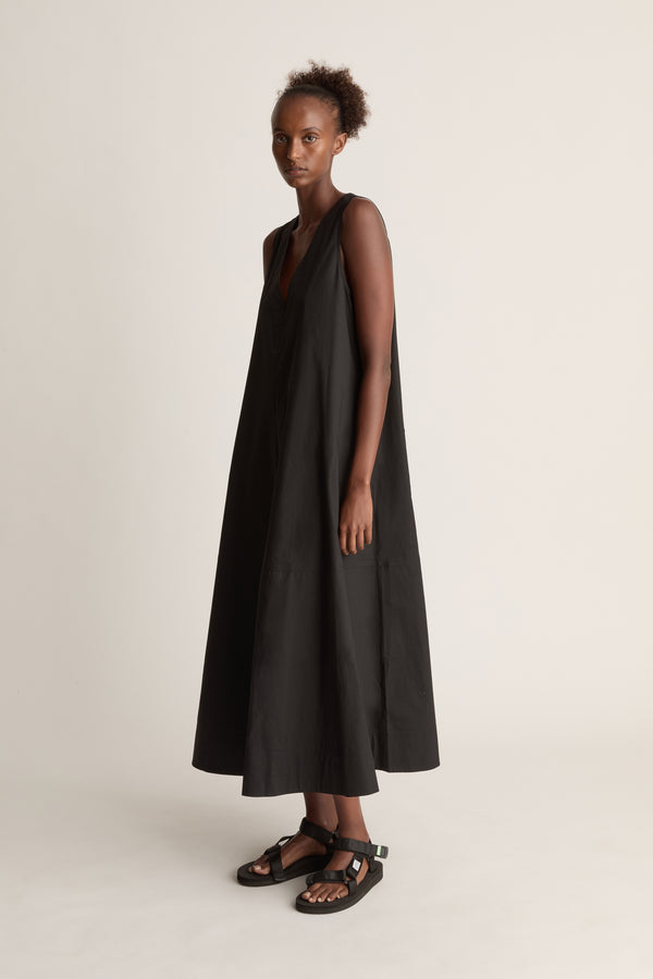 lee mathews LM Poplin Apron Dress