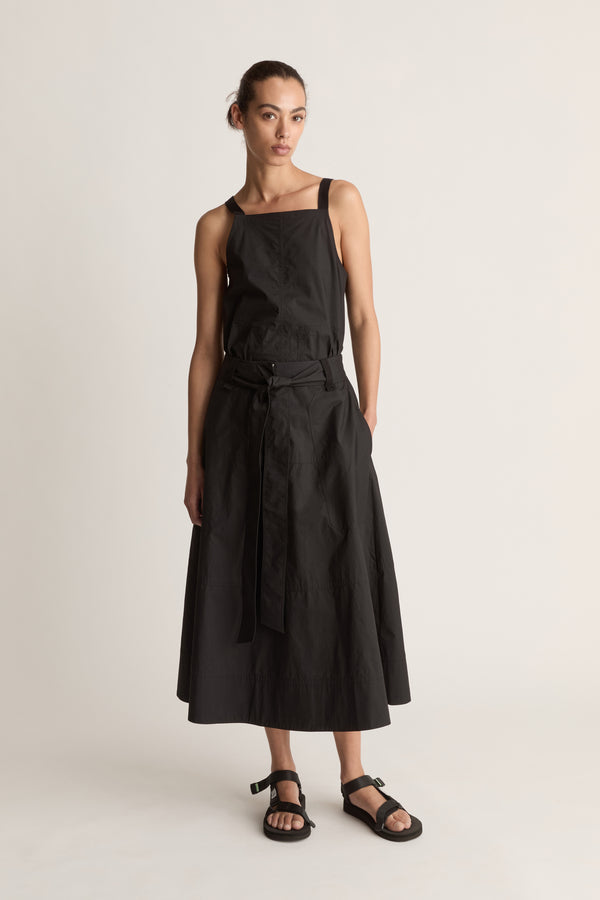 lee mathews LM Poplin Flare Skirt