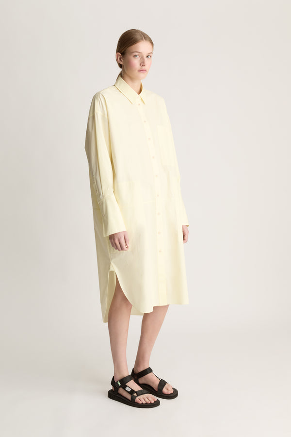 Lee Mathews LM Poplin LS Shirt Dress