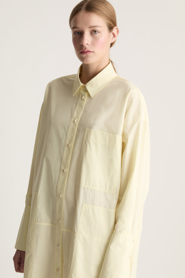 Lee Mathews LM Poplin LS Shirt Dress