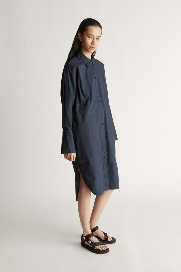Lee Mathews LM Poplin LS Shirt Dress