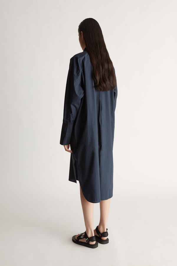 Lee Mathews LM Poplin LS Shirt Dress